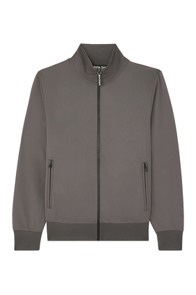 Back Curved Logo Track Jacket
