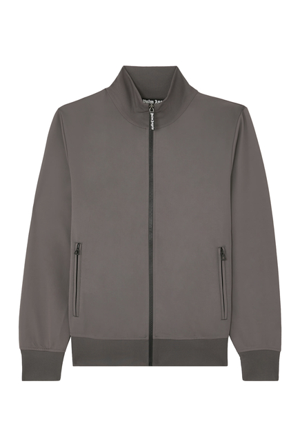 Back Curved Logo Track Jacket