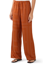 Monogram Silk PJ Bottoms