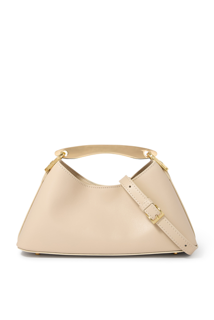 Mini Boomerang Leather Bag