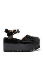 Elyse 90 Patent Platform Sandals