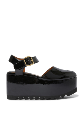 Elyse 90 Patent Platform Sandals