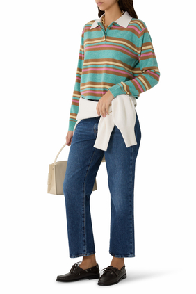 Stripe Crop Rugby