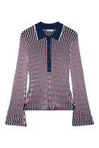 Colleen Knit Polo Top
