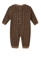 FF Logo Cashmere Blend Romper