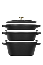 Stackables Cast Iron Cookwear, Set of 3