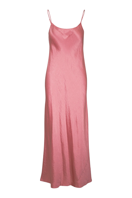 Satin Bias Maxi Slip Dress