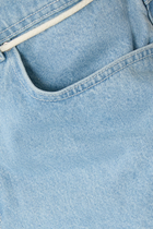 Denim Block Pants