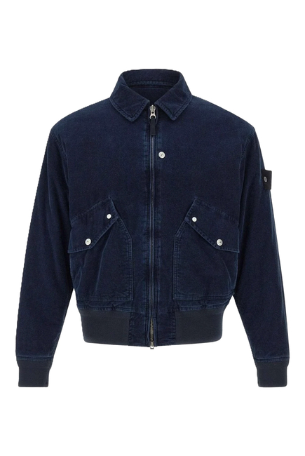  Denim Bomber Jacket