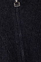 Zip-Through Knit Jacket