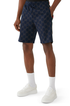 GG Jersey Cotton Jogging Shorts