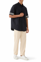 Marina Stripe Sleeves Shirt