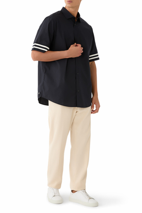 Marina Stripe Sleeves Shirt