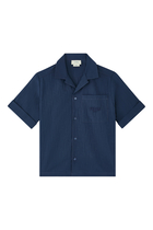 Kids Jacquard Cotton Shirt