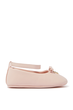 Kids Leather Ballerinas