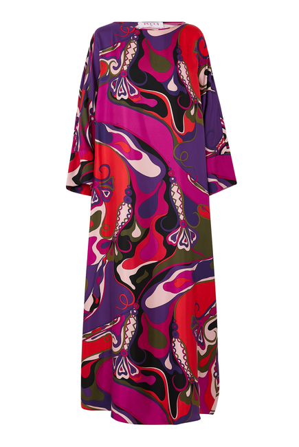 Orchidee Print Kaftan