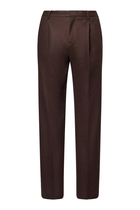 Boiled Wool Trousers