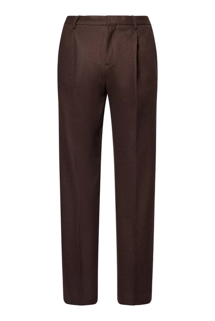 Boiled Wool Trousers
