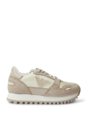 Kids Eagle Logo Sneakers