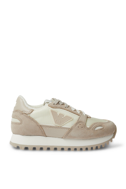 Kids Eagle Logo Sneakers