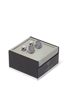 Star Weave Enamel Cufflinks