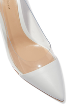 Leather & Plexi 85 Pumps