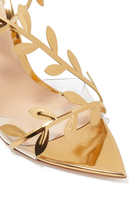 Flavia 150 Metallic Leather Asymmetrical Sandals