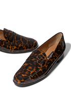  Leopard Patent Loafers