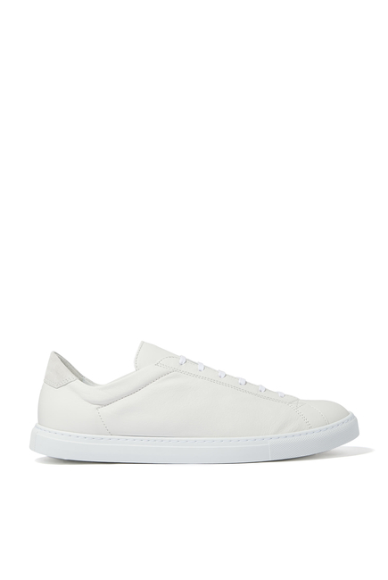 Racquet Leather Sneakers