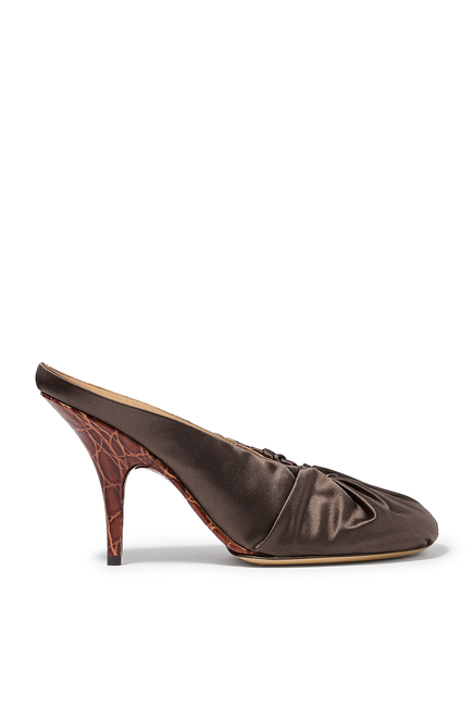 Satin 90 Mules