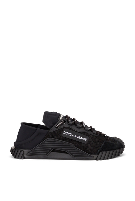 NS1 Mixed-Materials Slip-On Sneakers