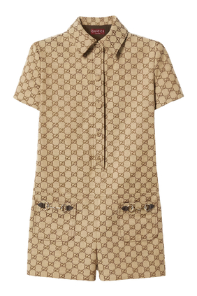 GG Canvas Jumpsuit