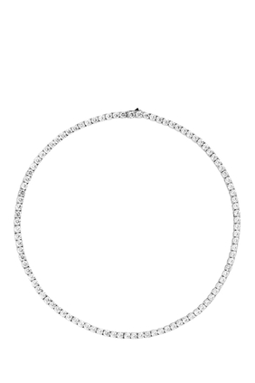 Sophie Necklace, Sterling Silver & Cubic Zirconia