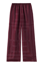 Monogram Silk PJ Bottoms