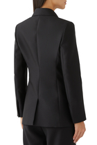 Wool Silk Gabardine Jacket