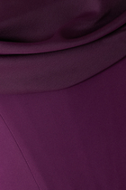 Raven Crepe Long Dress