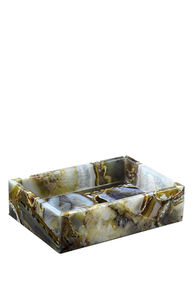 Semi Precious Agate Soap Dish