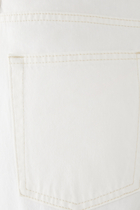 Low-Slung Barrel Jeans