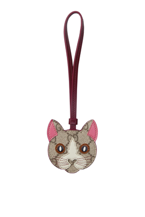 Cat-Shaped Bag Charm
