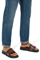 Web Slide Sandals
