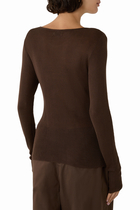 Knitted Long Sleeves Top