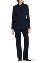 Wool Crepe Jacket