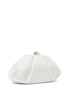 Gemma Crystal Pearl Clutch Bag
