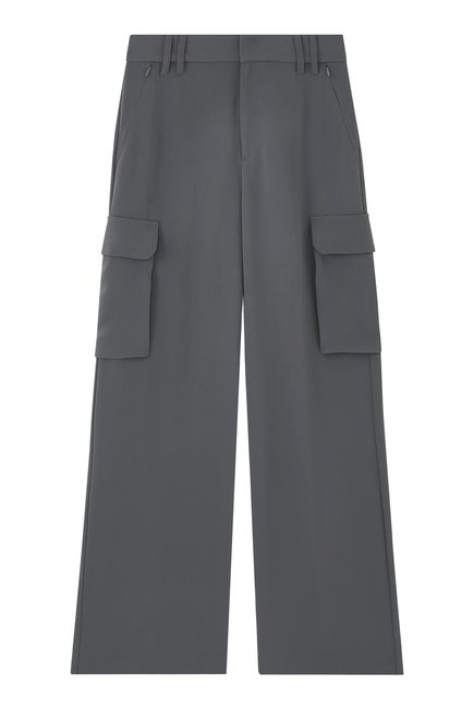 Luxe Suiting Cargo Trousers