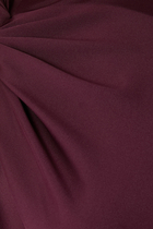 Twist Armhole Detail Midi Dress