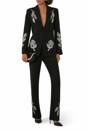 Metallic Paisley Kerry Pants