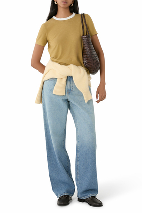 Avril Mid Slouchy Wide-Leg Jeans