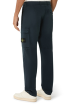 Supima® Cotton Twill Stretch Cargo Trousers