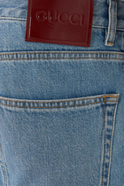 Denim Trousers with Web