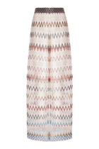 Mare Chevron Net Sequinned Wide-Leg Pants